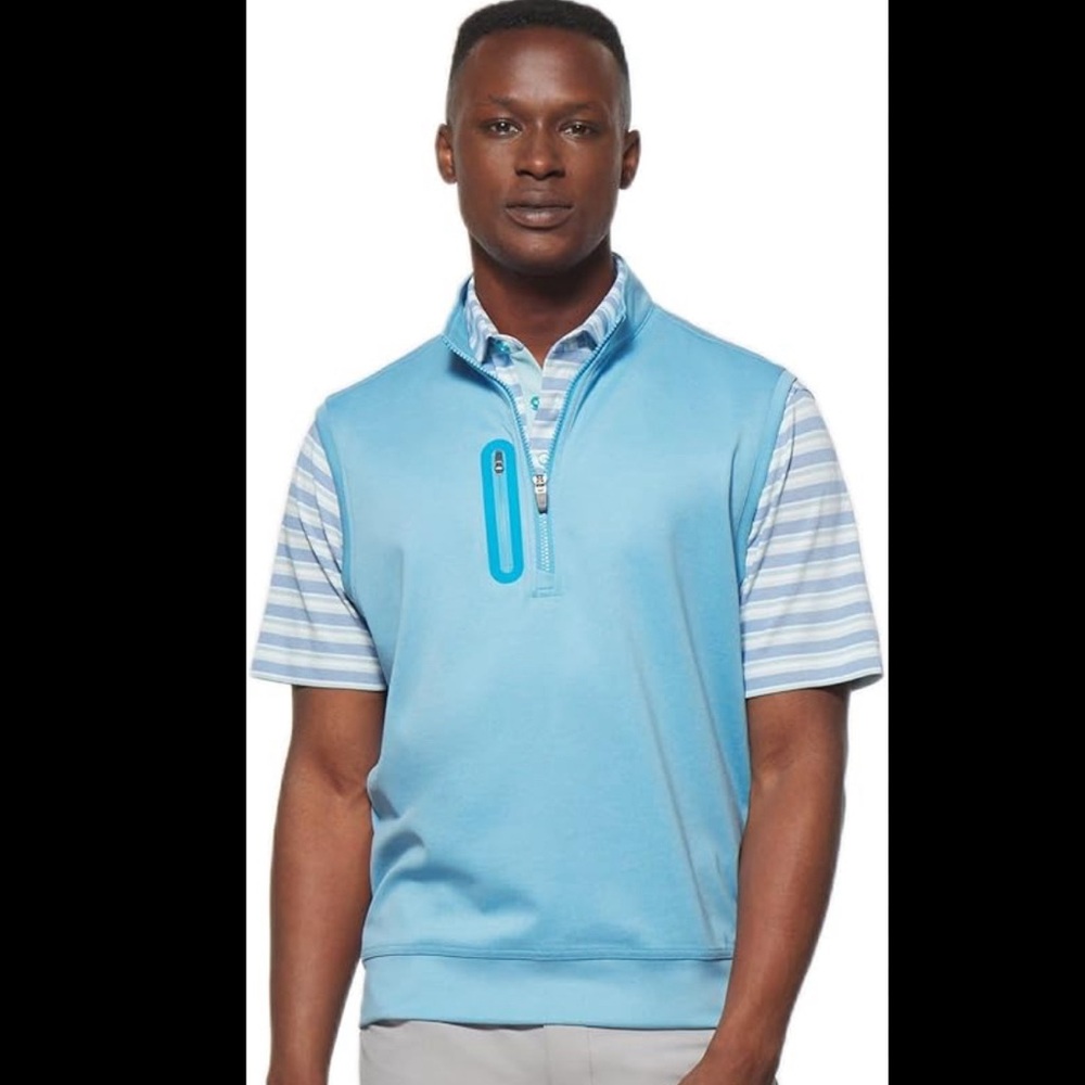 JOHNNIE-O | Denny performance 1/4 zip vest | Medium | NWT